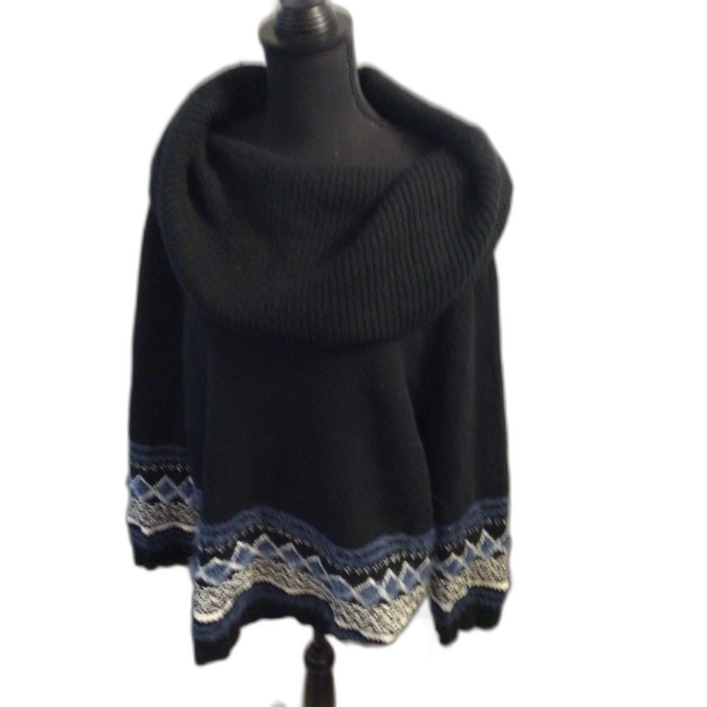 New NWT Caslon 3 in 1 Sweater Top Plus Size 1X Womens Cowl Neck